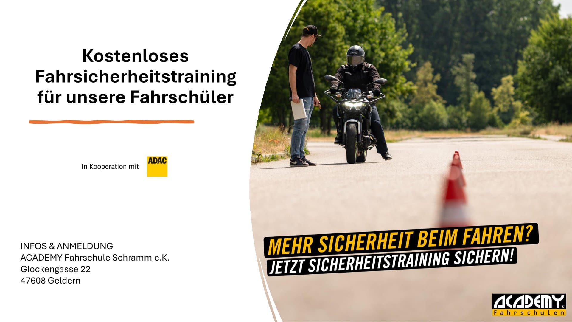 Kostenloses Fahrsicherheitstraining